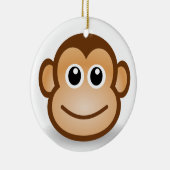 サル セラミックオーナメント (右)