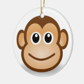 サル セラミックオーナメント (左)