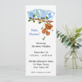 サル ツリー ベイビー シャワーの招待状 招待状 (スタンド正面)