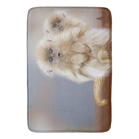 サル バスマット (正面縦)