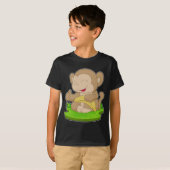 サル バナナ フルーツ Tシャツ (正面フル)