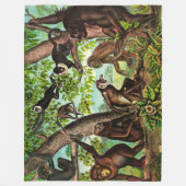 サル フリースブランケット (正面)