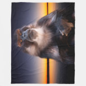 サル フリースブランケット (正面)