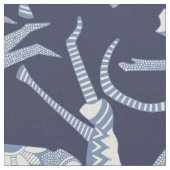 サル ブルー ファブリック (クローズアップ)