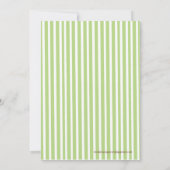 サル·ベビモダンー·シャワーの招待 招待状 (裏面)