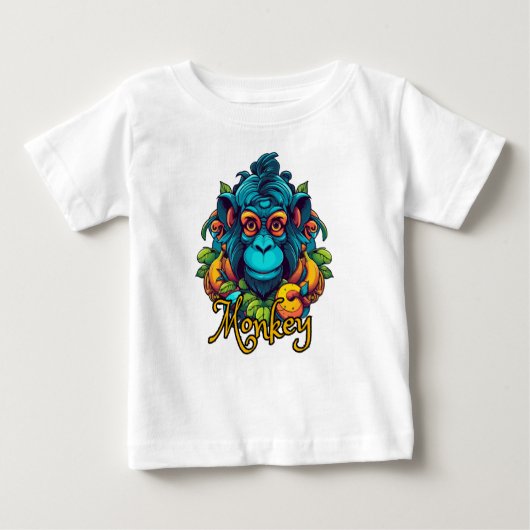 サル ベビーTシャツ (正面)