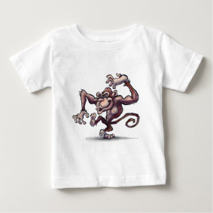 サル ベビーTシャツ