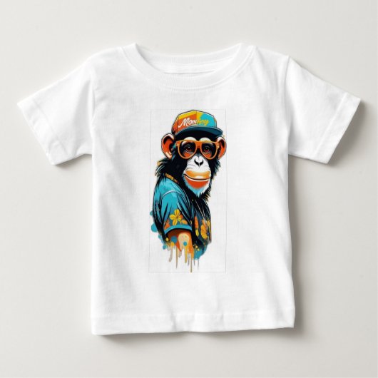 サル ベビーTシャツ (正面)