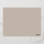 サル – ホイルポストカード 箔シーズンポストカード (裏面)