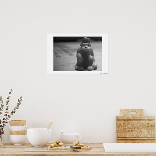 サル ポスター (キッチン)