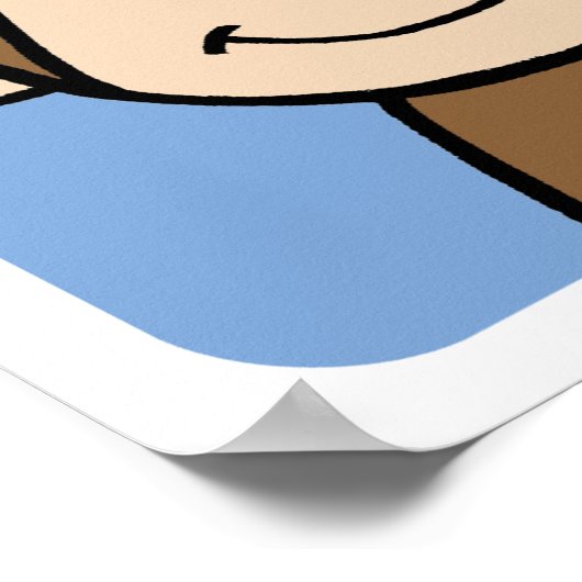 サル ポスター (角)