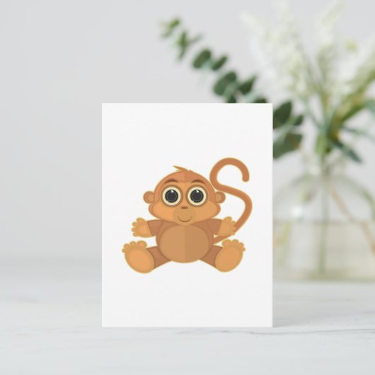 サル ポストカード (スタンド正面)