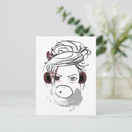 サル。 ポストカード (スタンド正面)