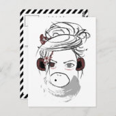 サル。 ポストカード (正面/裏面)