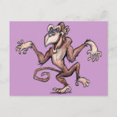 サル ポストカード (正面)