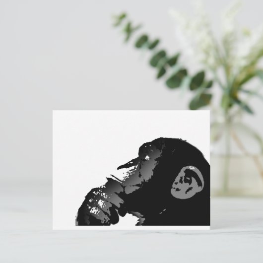 サル ポストカード (スタンド正面)