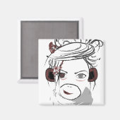 サル。 マグネット (正面/裏面)