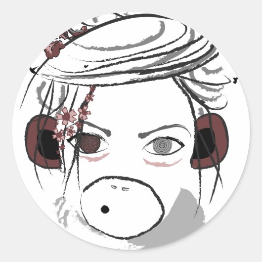 サル。 ラウンドシール (正面)