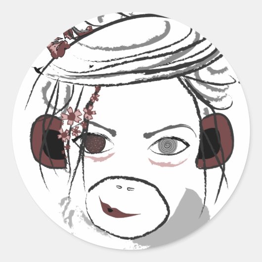 サル。 ラウンドシール (正面)