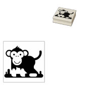 サル ラバースタンプ (押印)