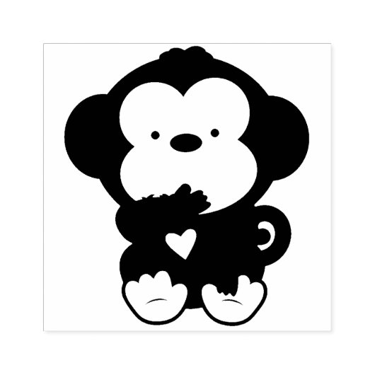 サル ラバースタンプ (インプリント)
