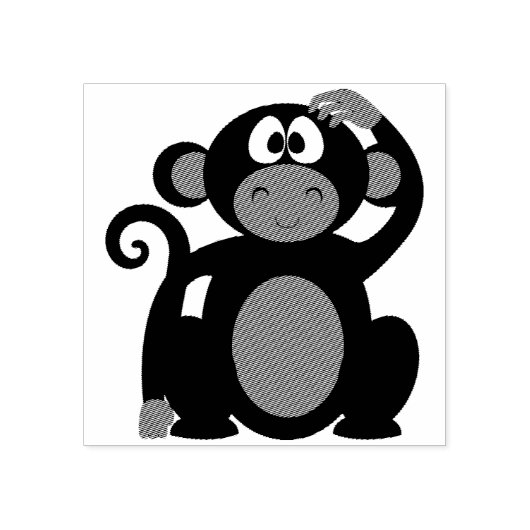 サル ラバースタンプ (インプリント)