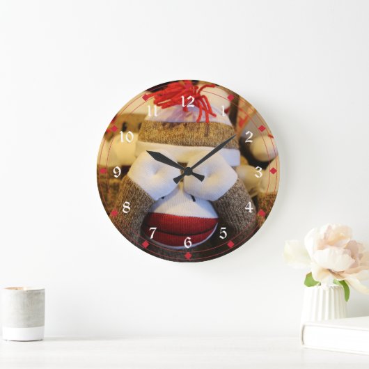 サル ラージ壁時計 (ホーム)