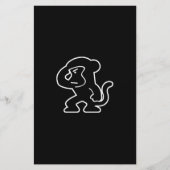 サル 便箋 (正面)
