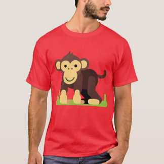 サル 動物 ギフト 動物園 動物 サル サファリ 友達 Tシャツ