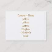 サル 名刺 (裏面)