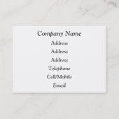 サル 名刺 (裏面)