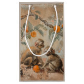 サル – 抱き枕 スモールペーパーバッグ (裏面)