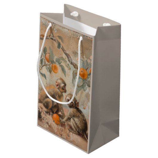 サル – 抱き枕 スモールペーパーバッグ (裏面アングル)