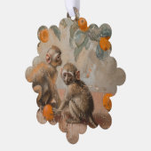 サル – 紙カード装飾文房具 オーナメントカード (左)