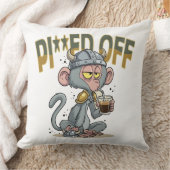 サル_1 クッション (ブランケット)