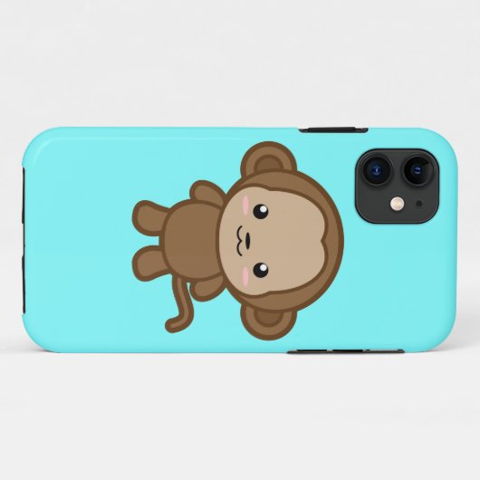 サル Case-Mate iPhoneケース (裏面(横))