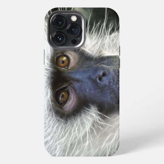 サル iPhoneケース (裏面)