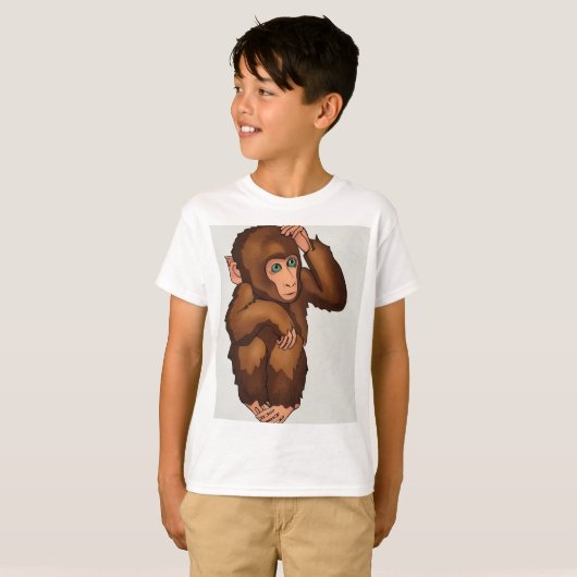 サルTシャツ Tシャツ (正面フル)