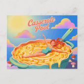 サレアル泳ぐキャセロールプール皿 ポストカード (正面)