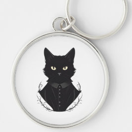 サレムが魅了した黒猫 キーホルダー