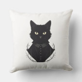 サレムが魅了した黒猫 クッション (裏面)