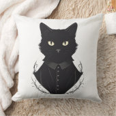 サレムが魅了した黒猫 クッション (ブランケット)