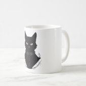 サレムが魅了した黒猫 コーヒーマグカップ (正面右)