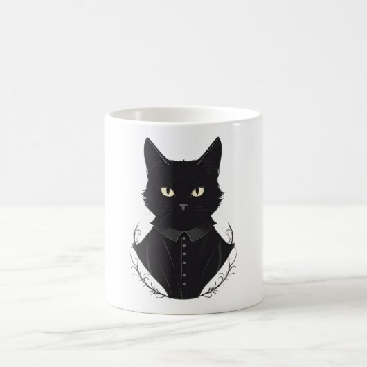 サレムが魅了した黒猫 コーヒーマグカップ (中央)