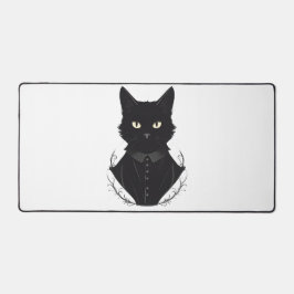 サレムが魅了した黒猫 デスクマット