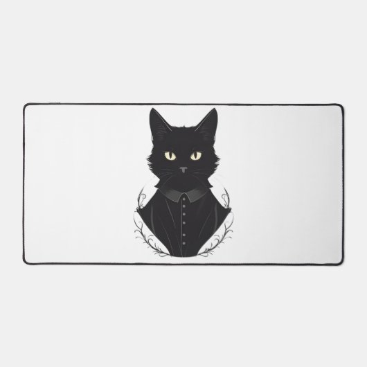 サレムが魅了した黒猫 デスクマット (正面)