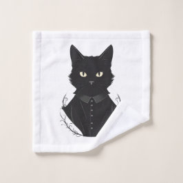 サレムが魅了した黒猫 バスタオルセット