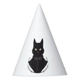 サレムが魅了した黒猫 パーティーハット