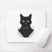サレムが魅了した黒猫 マウスパッド (マウス)