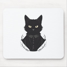 サレムが魅了した黒猫 マウスパッド